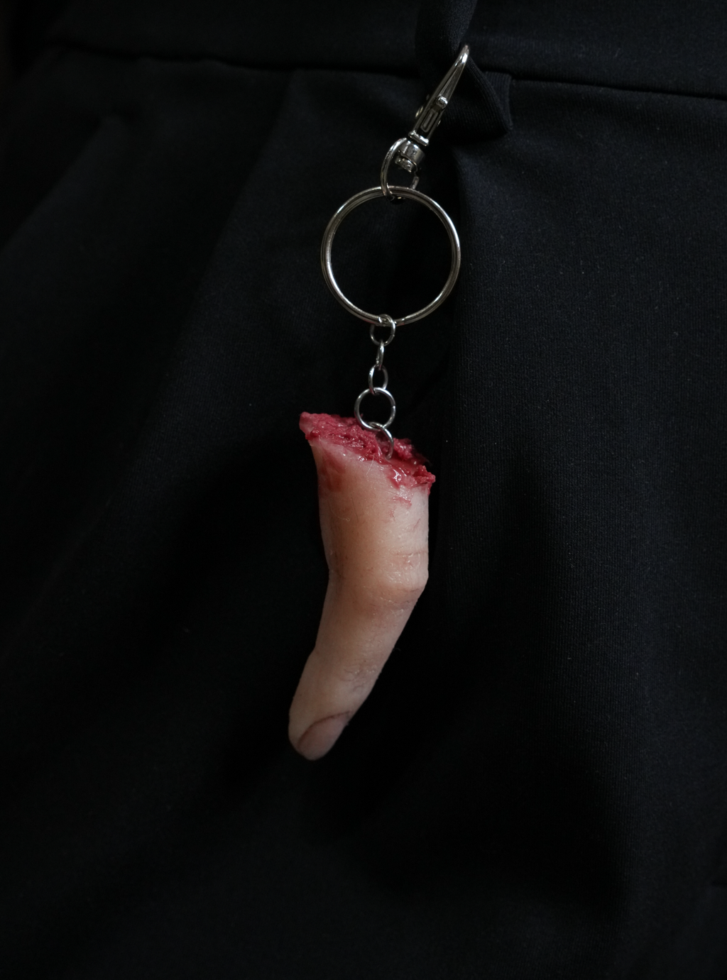Severed Finger Keyring