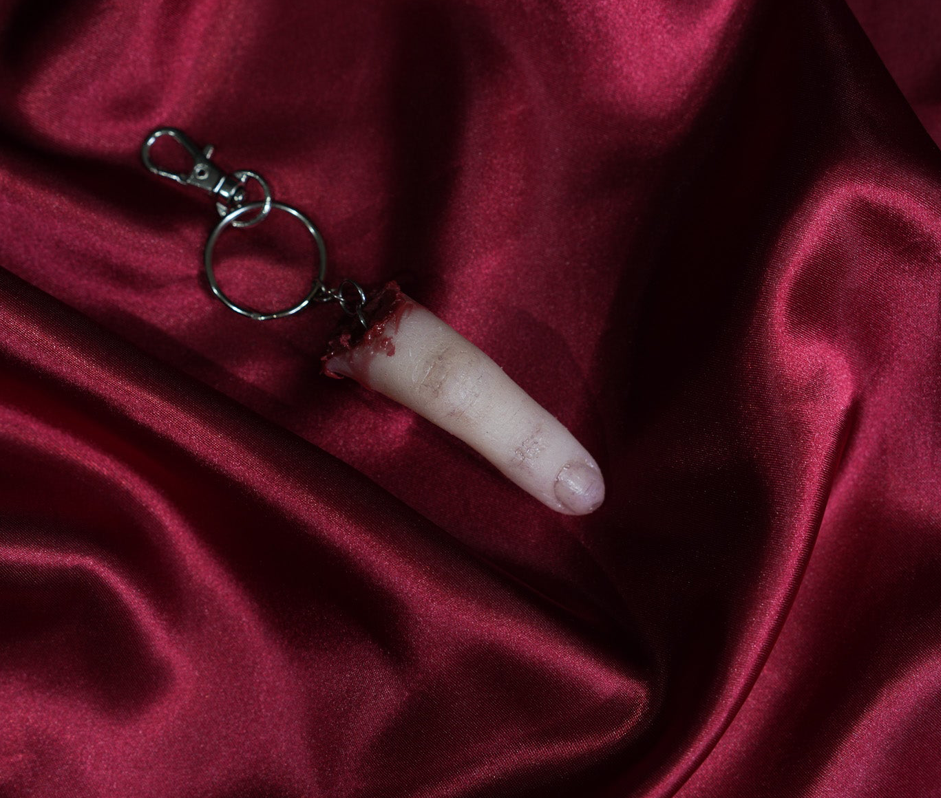 Severed Finger Keyring